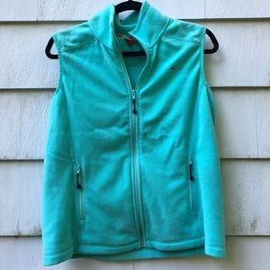 Vineyard Vines Teal Fleece Vest